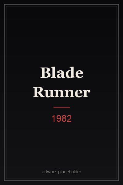 Blade Runner (1982) film poster