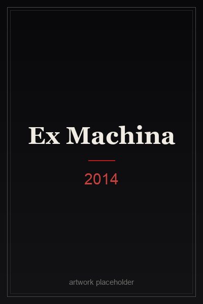 Ex Machina (2014) film poster
