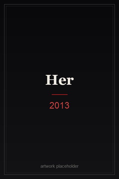 Her (2013) film poster