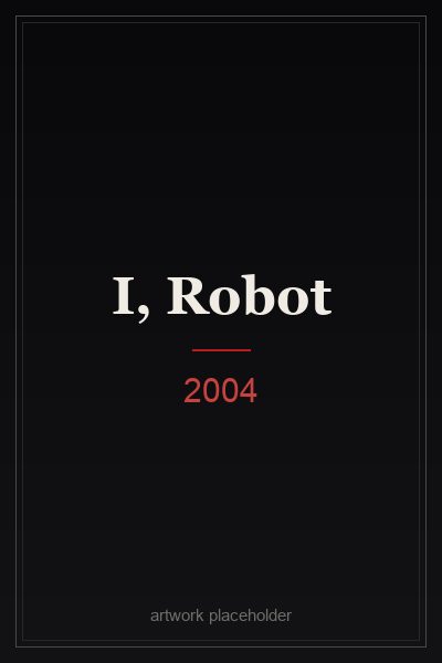 I, Robot (2004) film poster