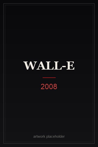 WALL-E (2008) film poster